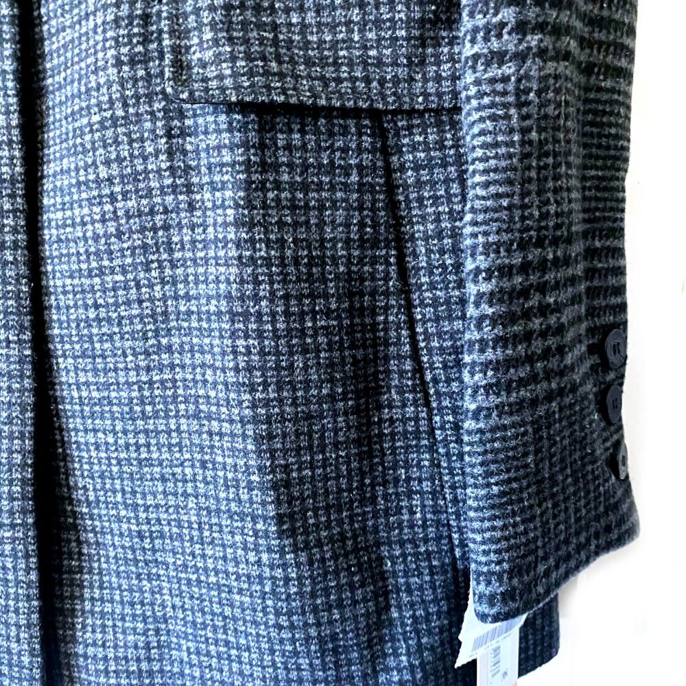 NWT LAUNDRY by Shelli Segal Women's Poly-Wool Dress Coat Suit, BLACK/GRAY, S - Picture 4 of 5